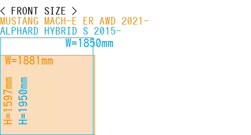#MUSTANG MACH-E ER AWD 2021- + ALPHARD HYBRID S 2015-